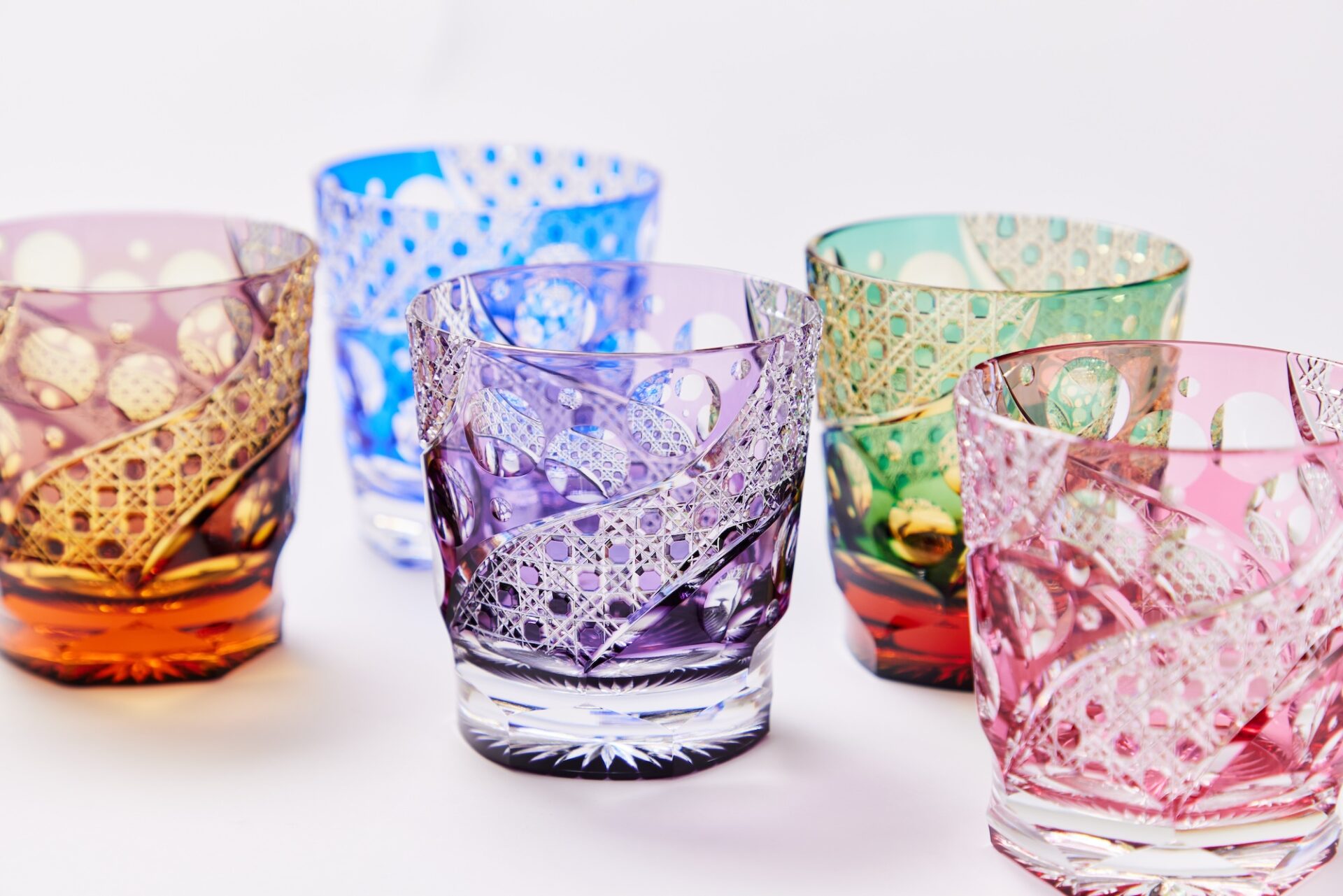 オレンジ ブルー 水色 手作り陶芸作品 オブジェ 松本有加作 くさかっ 